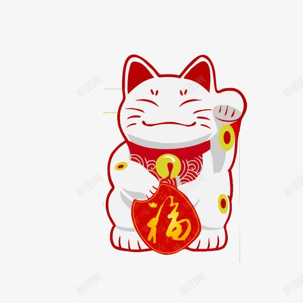 招财猫注册送红包png免抠素材_新图网 https://ixintu.com 惊喜 招财猫 注册送红包 红包