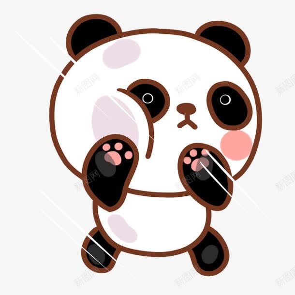 卡通表情小熊猫图标png_新图网 https://ixintu.com 卡通 图标 小熊猫 表情
