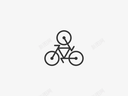 自行车LOGO图标图标