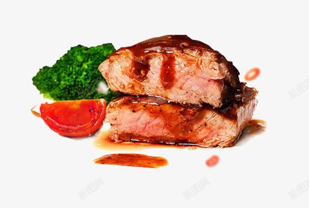 牛排png免抠素材_新图网 https://ixintu.com 牛肉 美食 蔬菜 西蓝花 餐饮