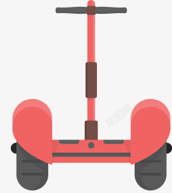 矮小的粉红色儿童平衡车素材