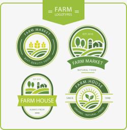 生态农场设计生态农场标志高清图片