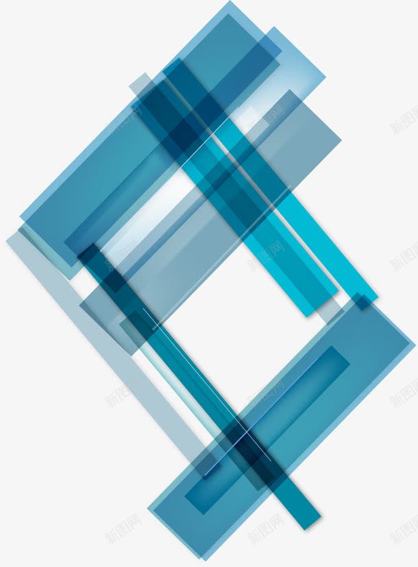 蓝色格纹bannerpng免抠素材_新图网 https://ixintu.com 海报设计 画册设计 蓝色格纹