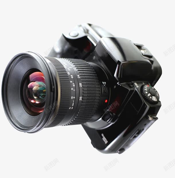 相机png免抠素材_新图网 https://ixintu.com 产品实物 单反 数码 相机 黑色相机