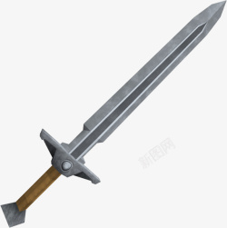 灰色宝剑一把锋利的宝剑高清图片