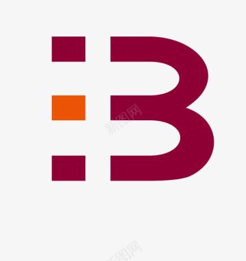 卡通商务科技创意B字母logo图标图标