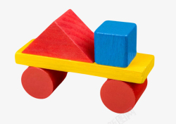智力玩具手推车塑料积木实物高清图片
