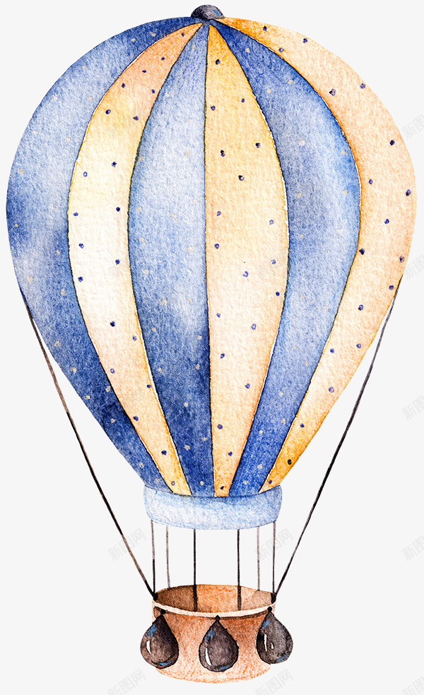 卡通手绘彩色的热气球png免抠素材_新图网 https://ixintu.com 创意 动漫动画 卡通手绘 彩色的热气球 简约 美丽的热气球