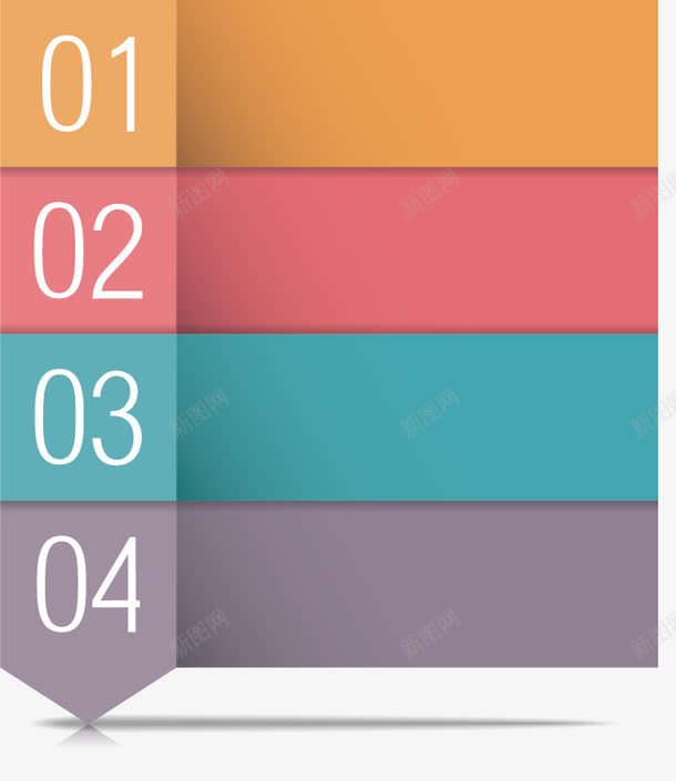PPT元素矢量图ai免抠素材_新图网 https://ixintu.com PPT元素 数字标签 矢量标签 立体 矢量图
