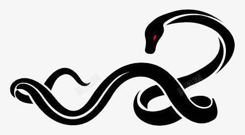 蛇纹身png免抠素材_新图网 https://ixintu.com 底纹 扁平化蛇 纹身 花纹 黑蛇