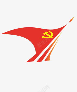 国庆节红色党建图标图图标