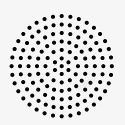 圆圆的小黑点素材
