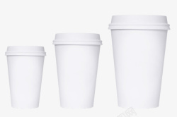 咖啡包装盒设计实物白色纸杯高清图片