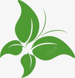蝴蝶logo生态环境保护图标高清图片