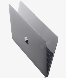 银灰色外壳电脑苹果MacBook高清图片