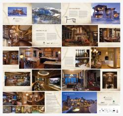 四折页设计酒店画册矢量图高清图片