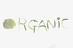 organic创意英文装饰高清图片