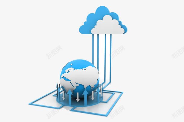 云端数据处理中心png免抠素材_新图网 https://ixintu.com 云端 信息处理 处理中心 数据 数据中心 网络数据