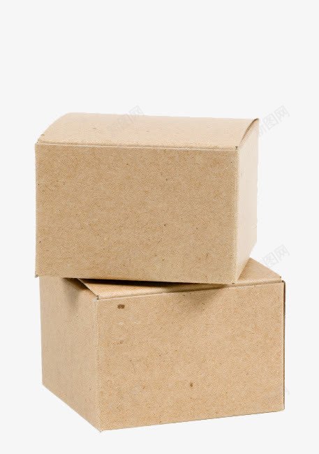 盒子png免抠素材_新图网 https://ixintu.com 两个 产品实物 快递 正方体 纸盒
