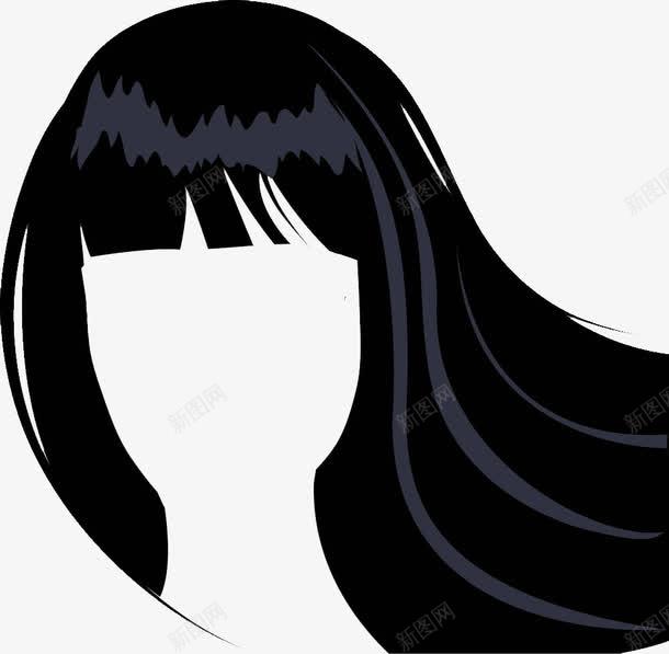 女士发型刘海png免抠素材_新图网 https://ixintu.com 头发 女士发型造型 女士头发矢量 女士长发 女生发型 矢量插图女士头发 线描女士发型 长发造型