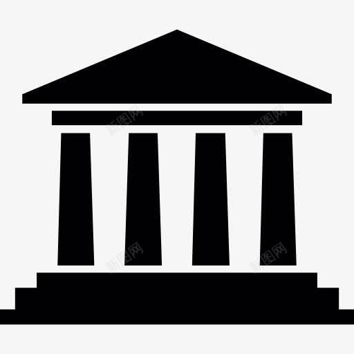 公共博物馆的标志图标png_新图网 https://ixintu.com 博物馆 古老的寺庙 希腊 希腊特色 建筑 画廊