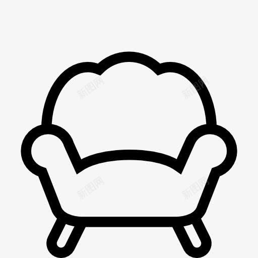 简约黑色扶手椅图标png_新图网 https://ixintu.com logo 单人沙发 图标 图案 安慰 家具 家具图 家居 家庭 扶手椅 简笔画 简约图 造型图案 黑色