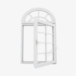 白色欧式门窗素材