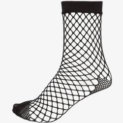 渔网格网状袜子高清图片