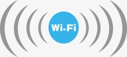 2款蓝色WIFI信号指示图WiFi信号指示图高清图片