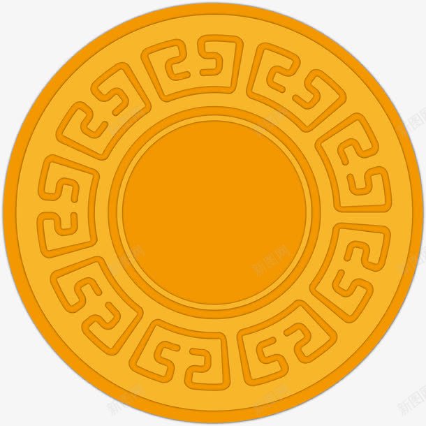 中国风圆圈png免抠素材_新图网 https://ixintu.com 中国风 圆圈 祥云 黄色圆圈