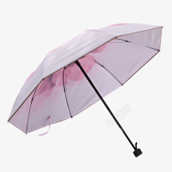 粉色雨伞粉色古风古韵水墨伞高清图片