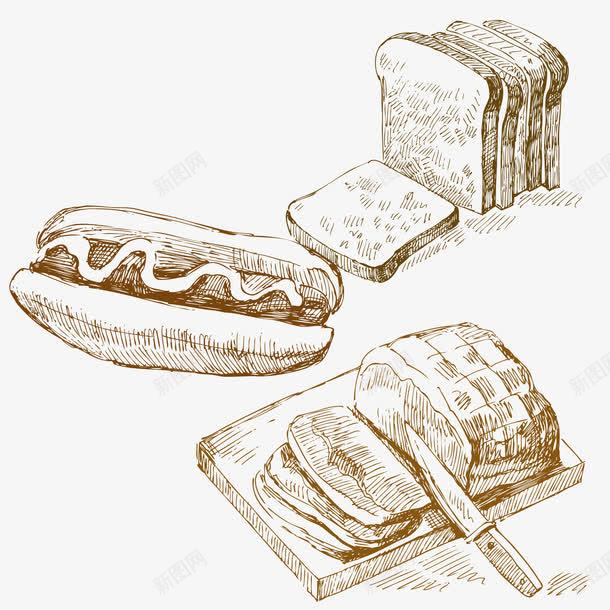 肉类早餐png免抠素材_新图网 https://ixintu.com 三明治 牛排 矢量源文件 美食街 面包