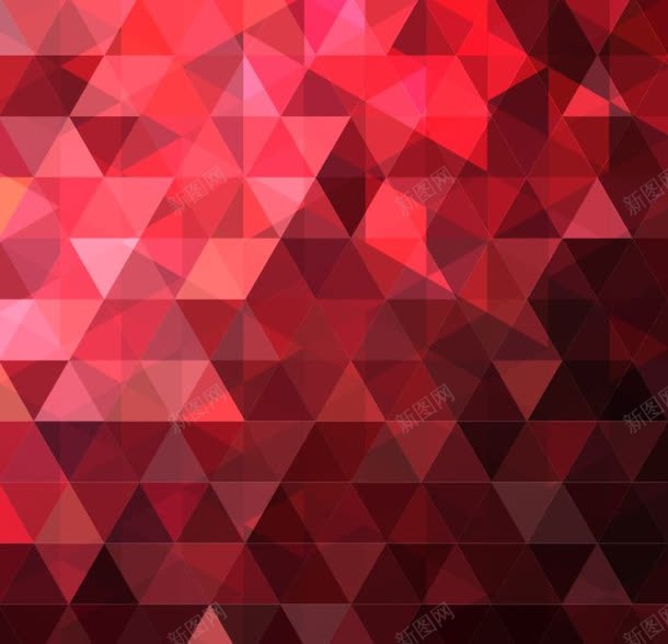 红色创意棱型背景png免抠素材_新图网 https://ixintu.com 几何图形 四边形 图案 棱型背景 棱形 红色 装饰