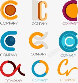 生活圈C图标logo手绘C字母图标高清图片