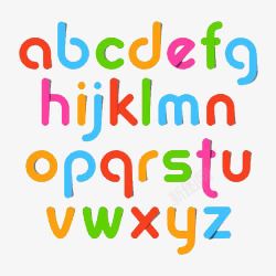幼儿英语二十六个英文字母高清图片