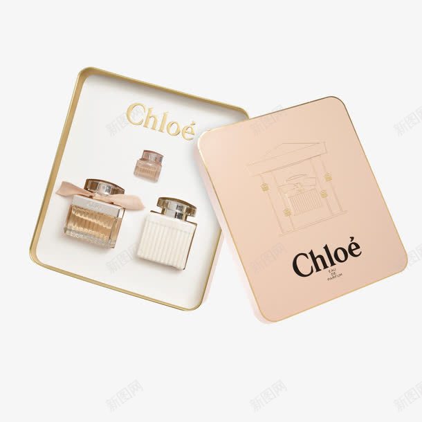 Chloe玫瑰金香氛png免抠素材_新图网 https://ixintu.com chloe 化妆品 品味 品牌香水 套装 奢侈品 女性用品 浪漫 生活用品 简单 粉色 精致包装 金色 香气 香水 高端