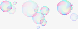 彩色气泡袋手绘彩色泡泡矢量图高清图片