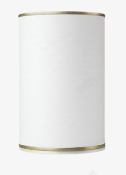 冰鲜保存白色圆形纸质广口瓶实物高清图片