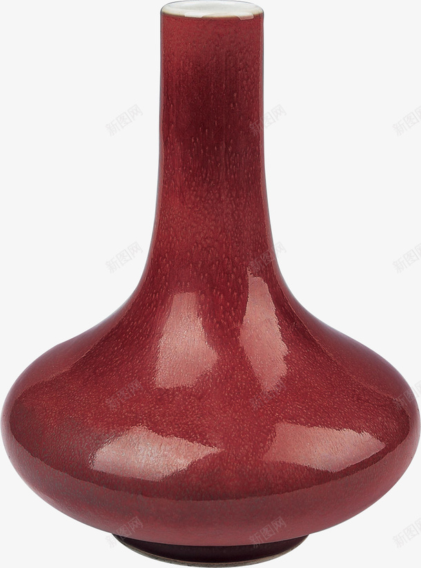 红色陶瓷花瓶实物图png免抠素材_新图网 https://ixintu.com 家居用品 摆件 简图 红色陶瓷花瓶 花瓶 装饰