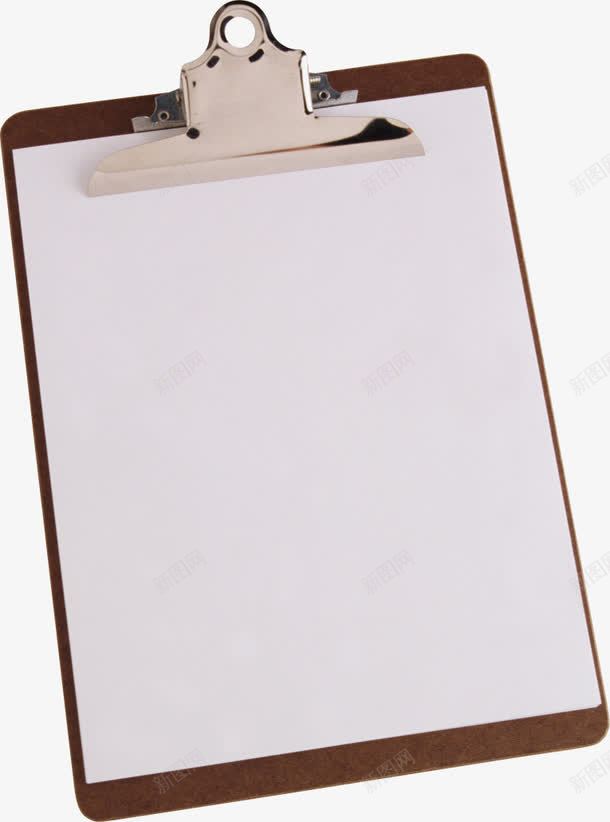 文件夹板png免抠素材_新图网 https://ixintu.com 写字板 夹子 夹纸板 文具 空白纸 素描 纸张 绘画板