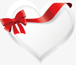 丝带贴纸红色蝴蝶结爱心礼盒图形图标高清图片