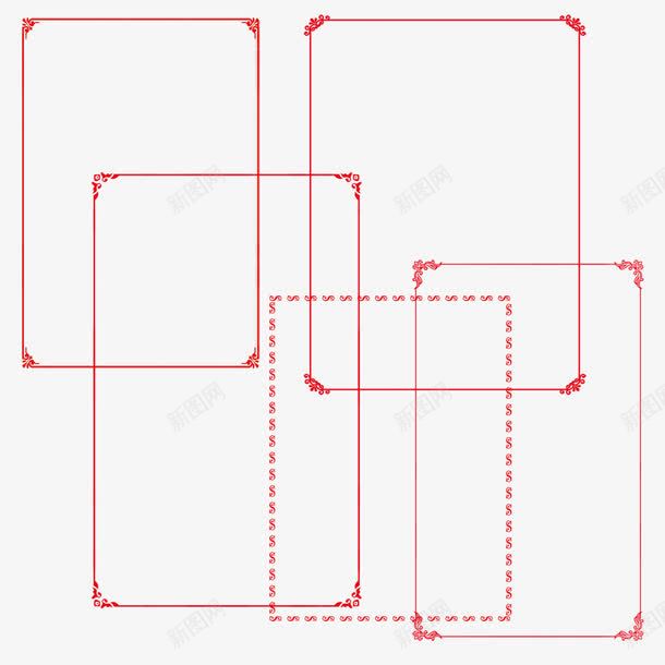 红色花纹边框psd免抠素材_新图网 https://ixintu.com 创意 创意边框 古典背景 图形框 图形框框 大方 底纹边框 彩色边框 方框 简易 简约边框 红色 线条 美观 背景 花纹花边 花纹边框 花纹边框图片 花纹边框模板下载 花纹边框素材下载 边框 边框相框 边纹 适用 黑色