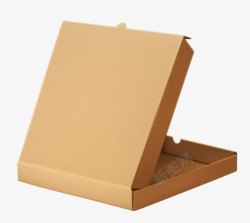 纸制披萨盒打开的披萨盒高清图片