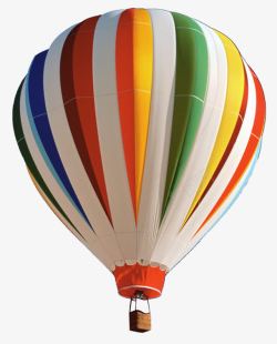 空中装饰物夏季海边主题热气球高清图片