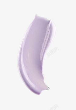 一抹淡紫色膏体素材