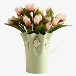 美式花器郁金香花瓶花器高清图片