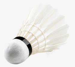羽毛球矢量白色羽毛球高清图片