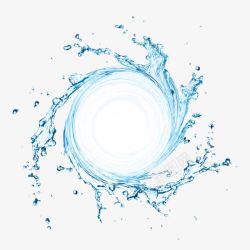 创意旋涡圆形的水涡高清图片