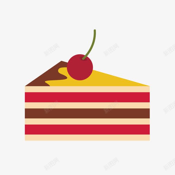 彩色三角形蛋糕png免抠素材_新图网 https://ixintu.com 三角形 吃的 彩色 水果 渐变 美食 蛋糕 食物
