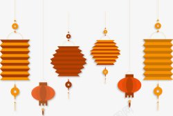 中国年背景装饰灯笼装饰灯笼矢量图高清图片